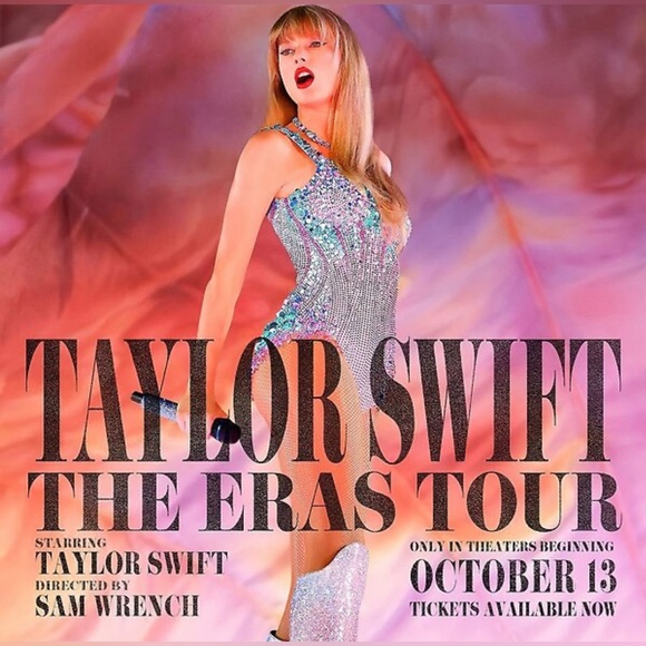 NEW! STICKER Taylor Swift 3x3in Eras Tour Poster Sticker - Swiftie Fan Favorite! - Picture 1 of 3